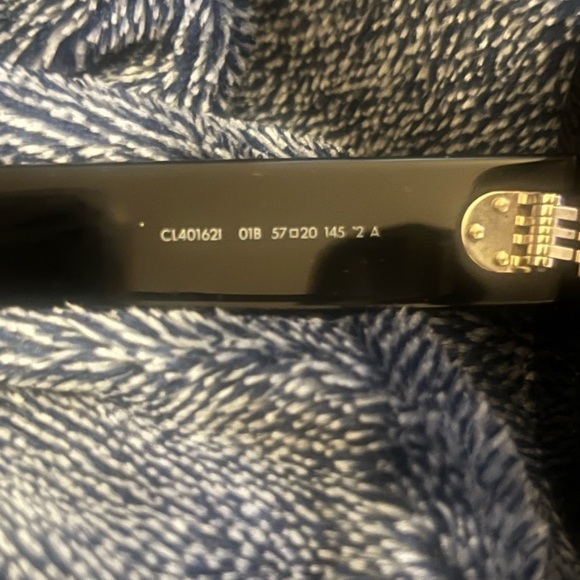 CELINE SQUARE oversized black SUNGLASSES square frames - Picture 7 of 7